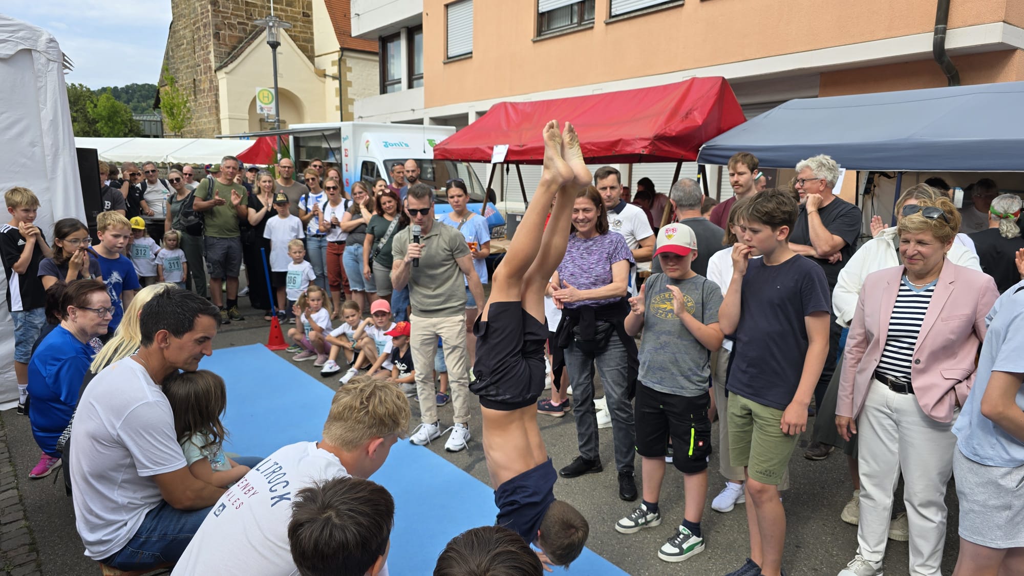 Süßener Handstand-Sponsorenlauf – Stadtfest 2025